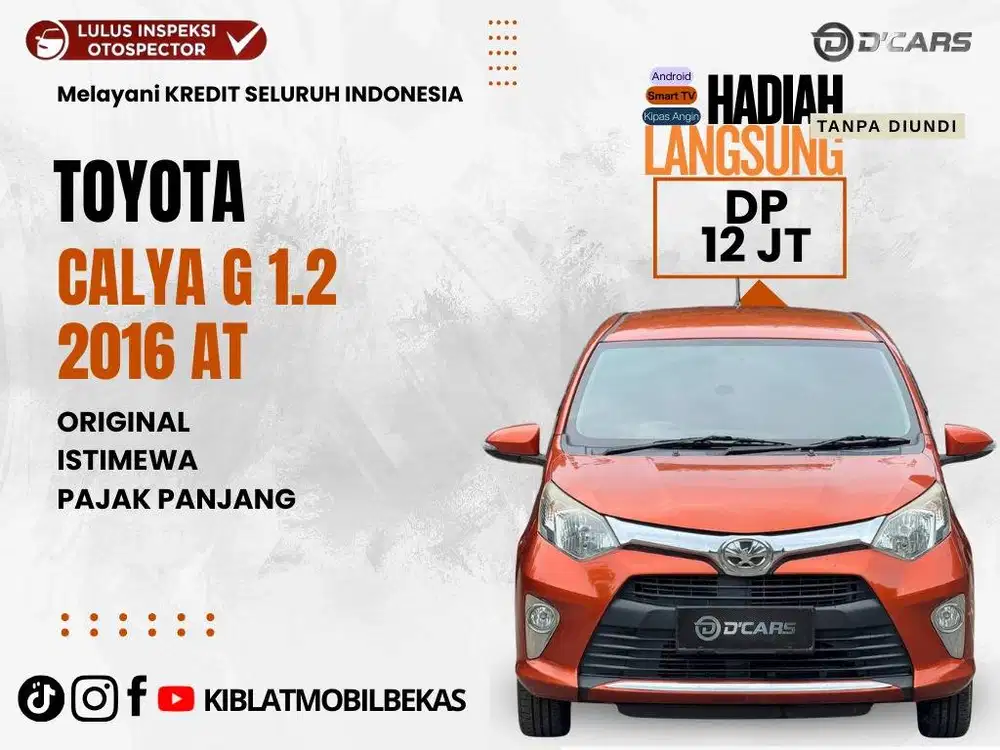 CALYA G 1.2 2016 MATIC DP MURAH