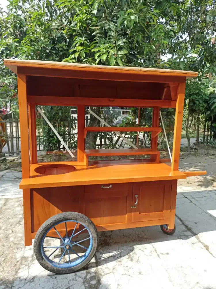 Gerobak Angkringan jg Melayani Pesanan Grobak Bakso Mie Bubur Sate dlL