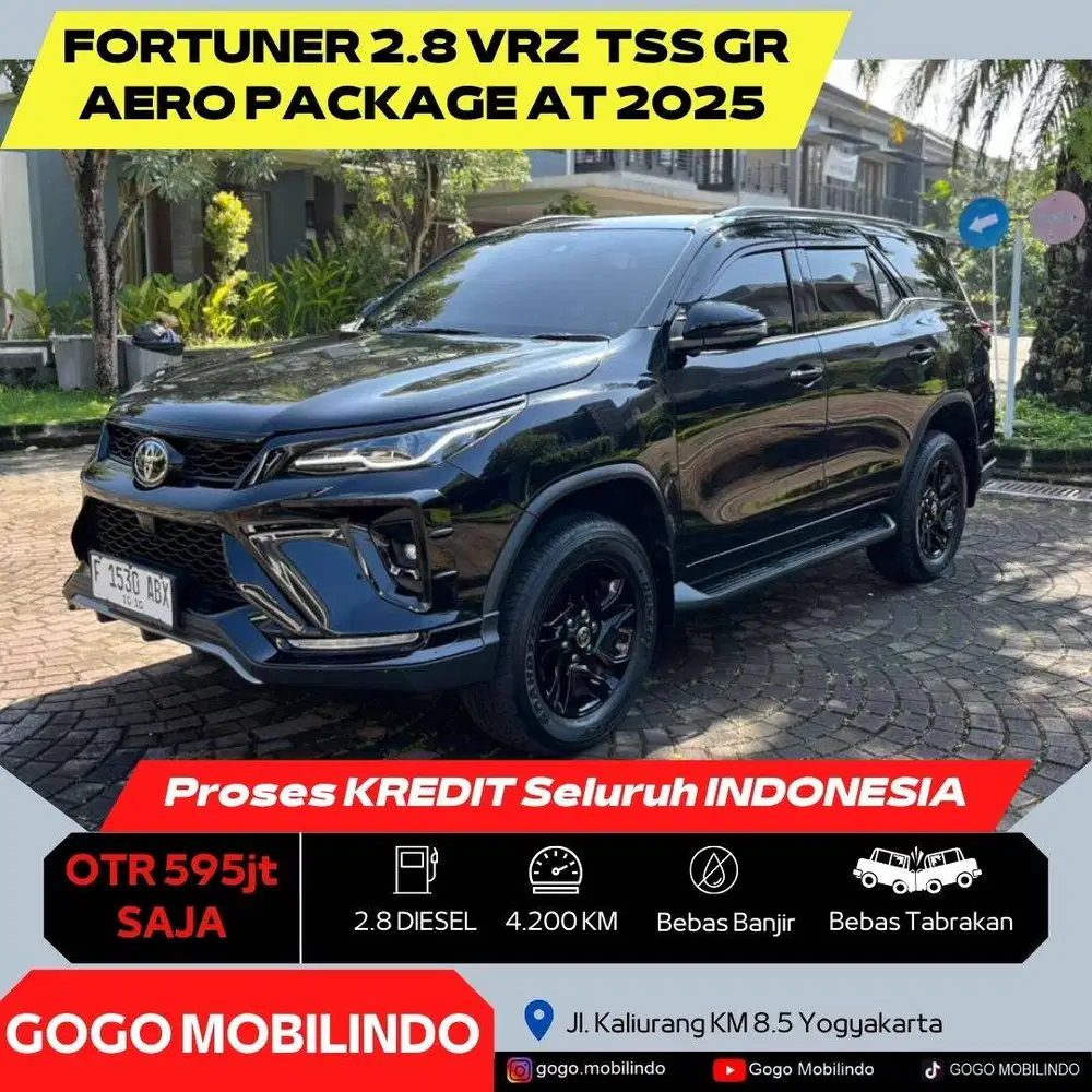 Toyota Fortuner VRZ TSS GR Aero Package Matic 2025 GRESS ISTIMEWA