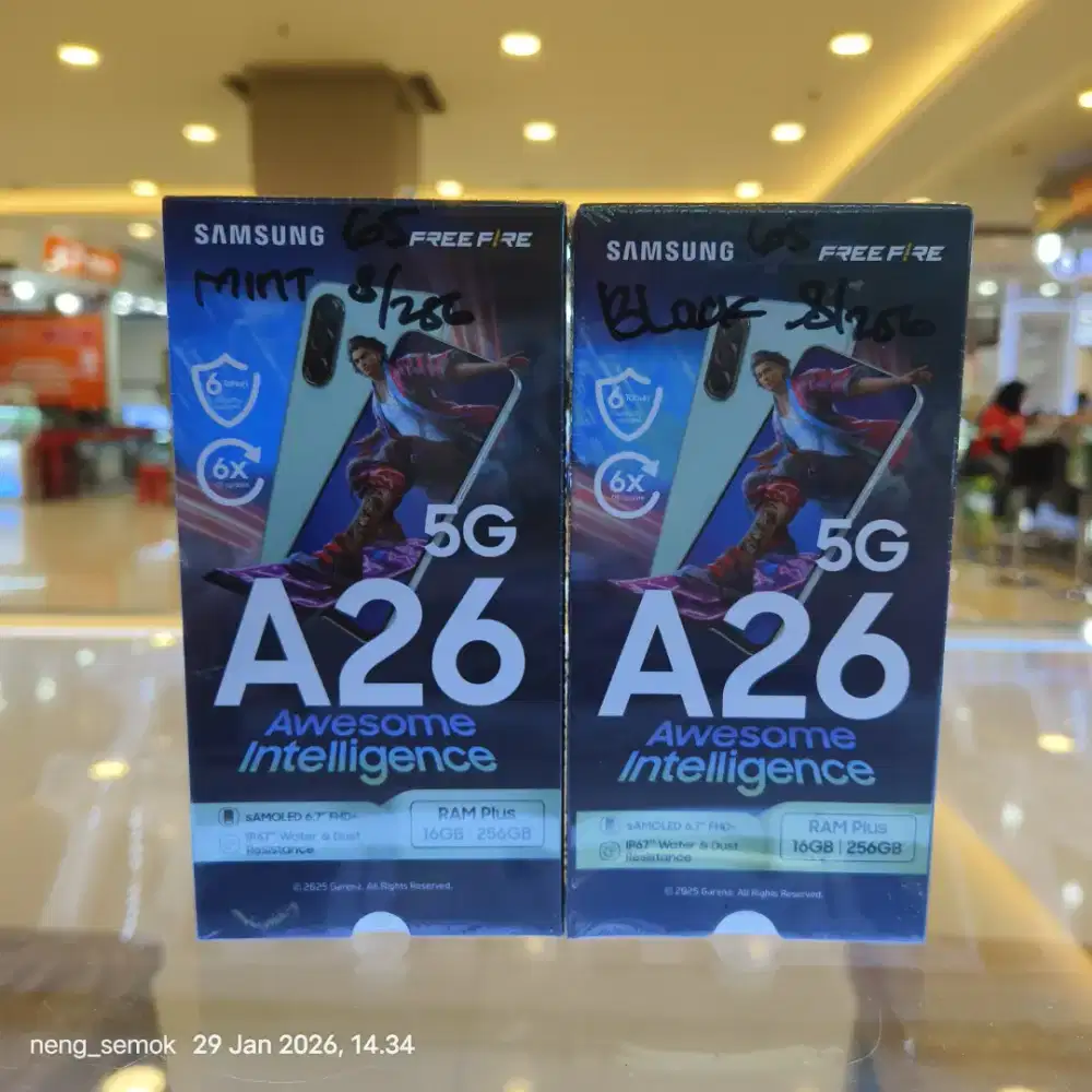 Samsung a26 5g 8/255gb resmi
