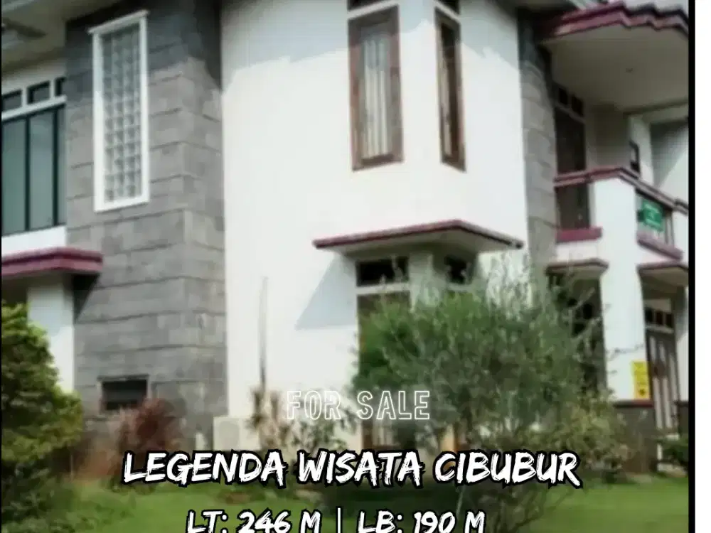 RUMAH HOEK DIJUAL CEPAT DI LEGENDA WISATA CIBUBUR