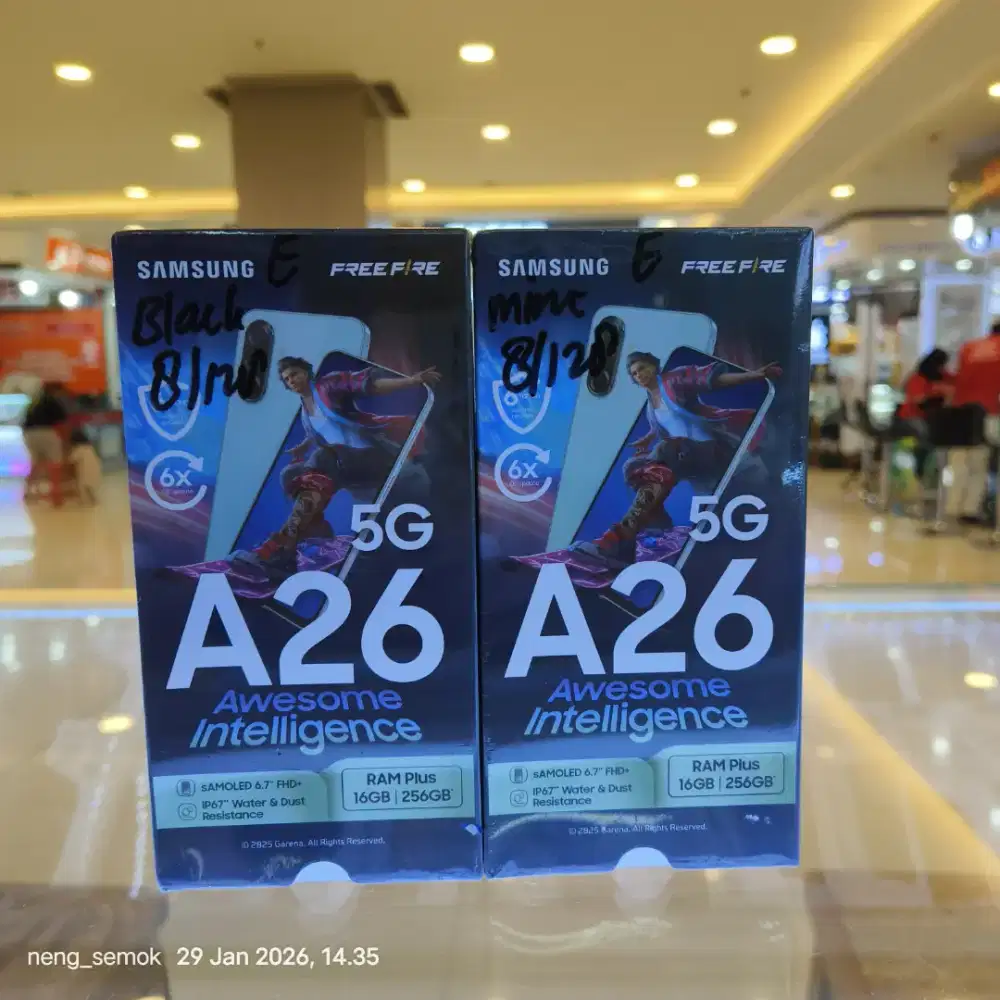 Samsung a26 5g 8/128gb resmi