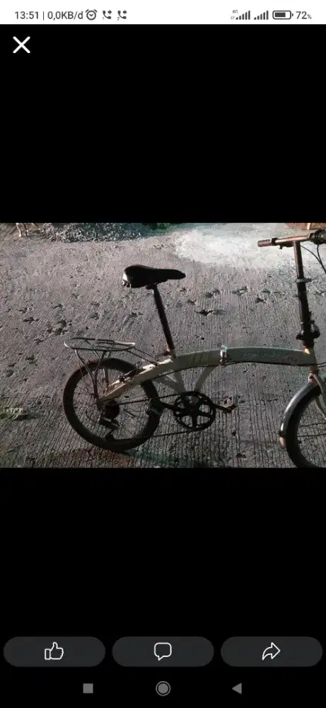 jual sepeda lipat size 20