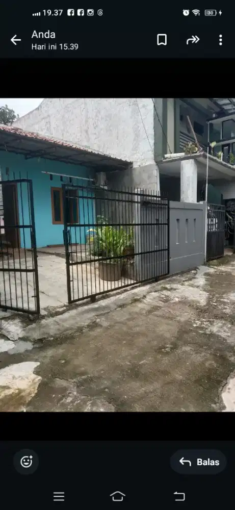 Di sewakan 1 unit rumah