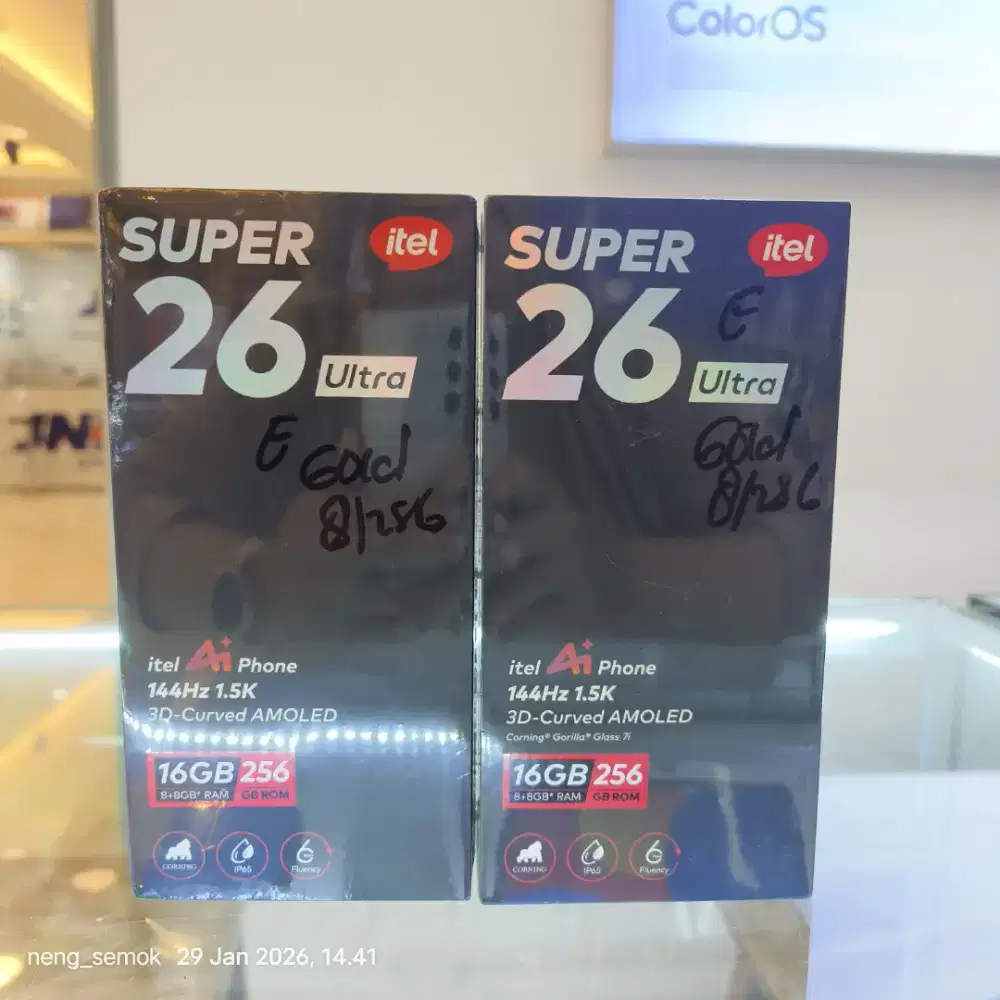 Itel super 26 ultra 8/256gb resmi