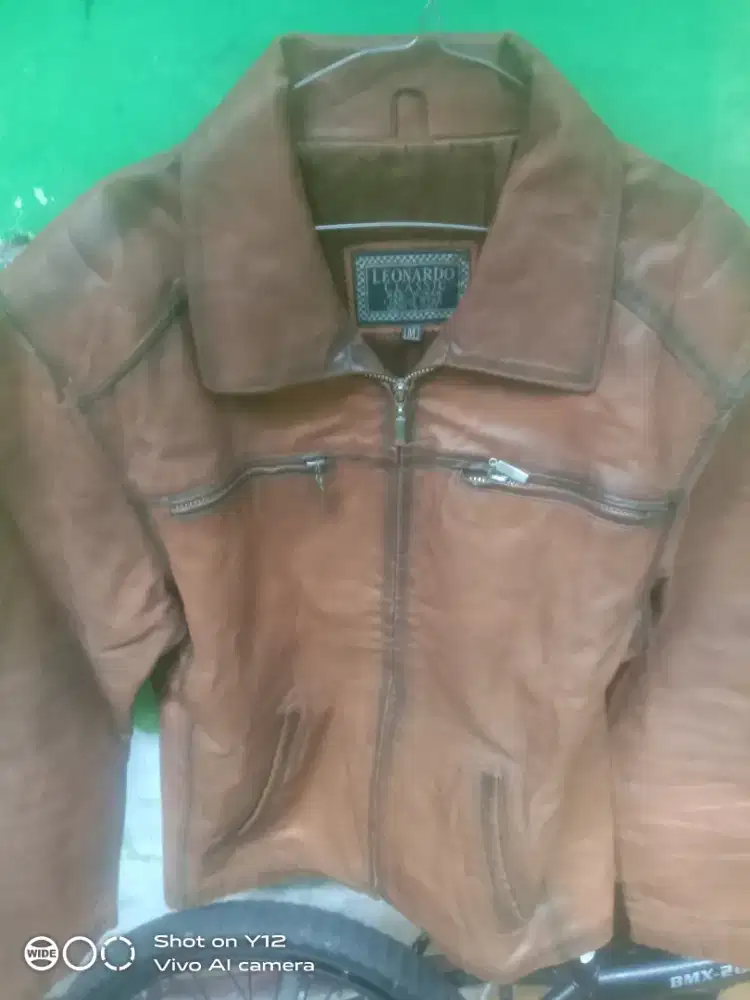 Jaket kulit asli