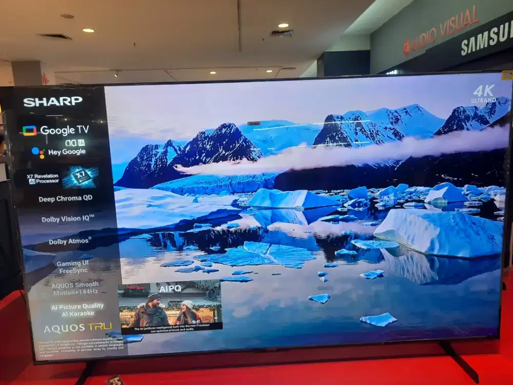 Kredit / cash Qled sharp 4K 85inc