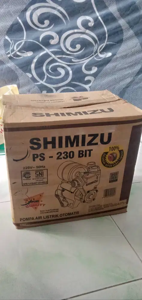 Di jual pompa air Shimizu 230 Bit LIKE NEW!