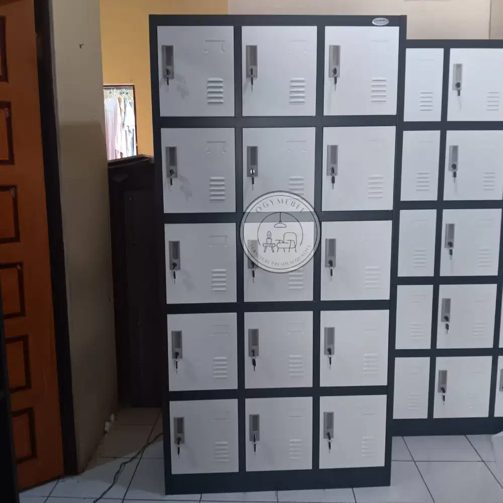 READY LEMARI LOKER 15 PINTU FULL KUNCI TERMURAH SALE