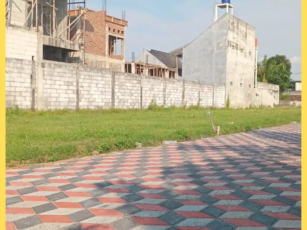 Tanah SHM Pekarangan Jogja 5 Menit Pasar Stan Maguwo