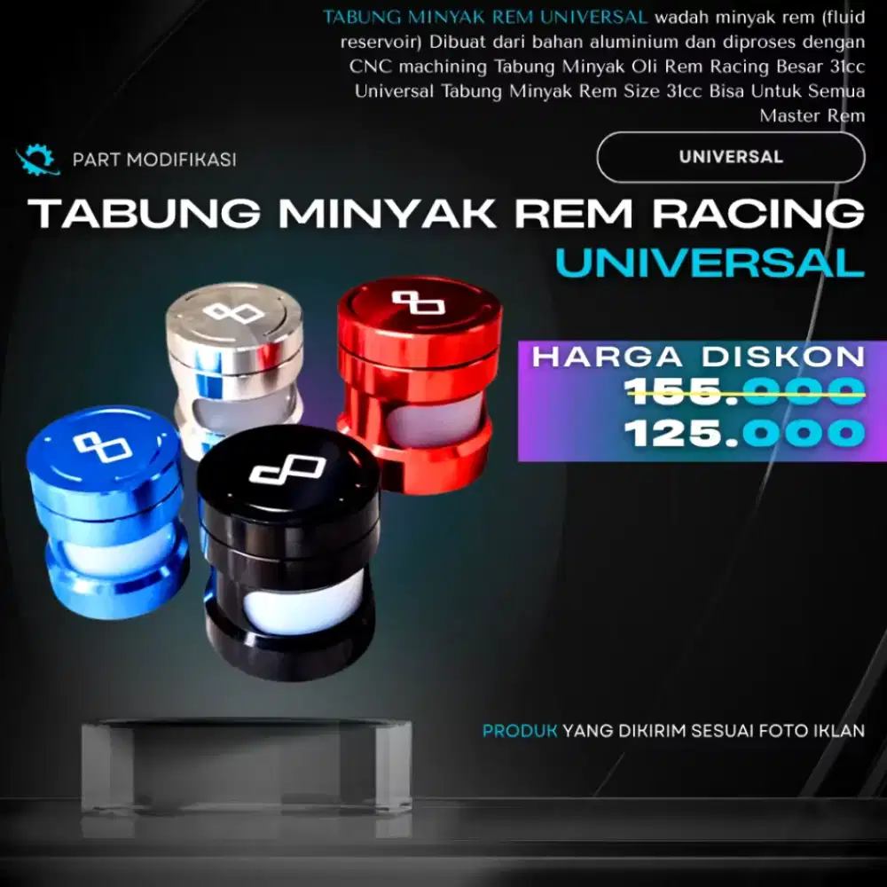 Tabung Minyak Rem Racing Universal