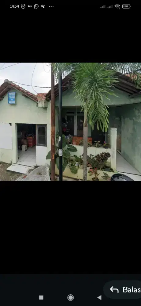 Rumah subsidi 2 kapling jadi 1 rumah