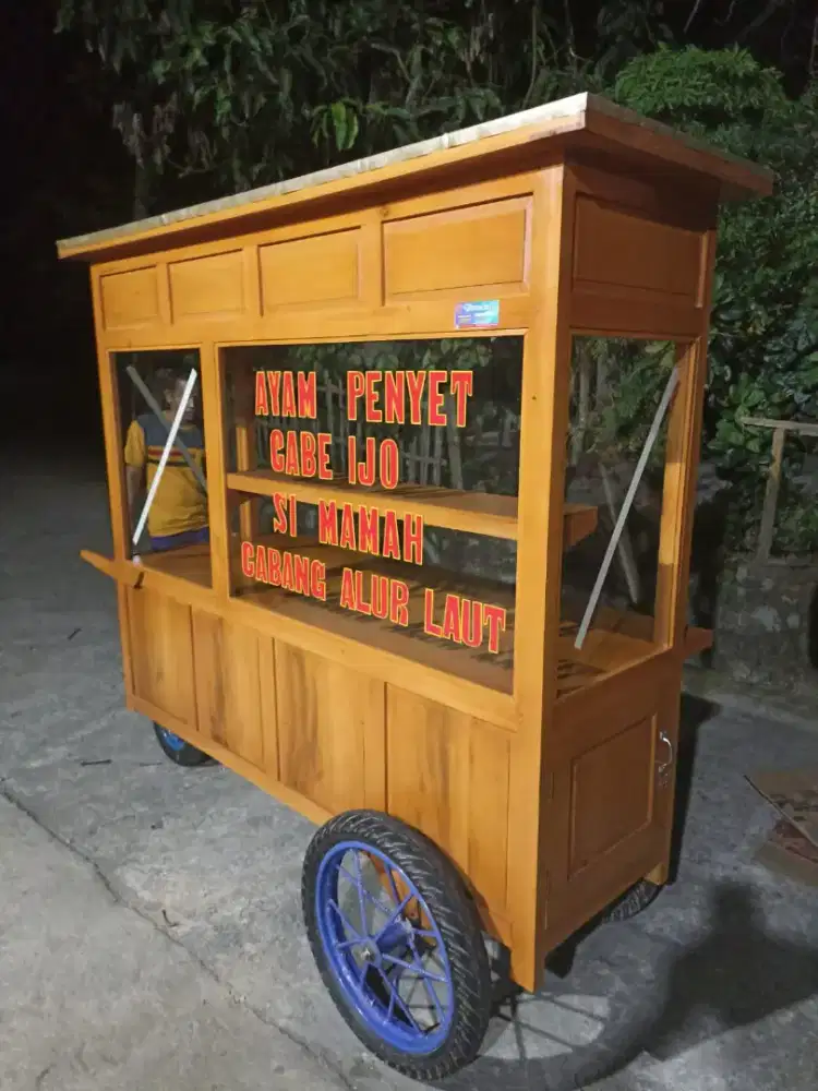 Gerobak Angkringan jg Melayani Pesanan Grobak Bakso Mie Bubur Sate dlL