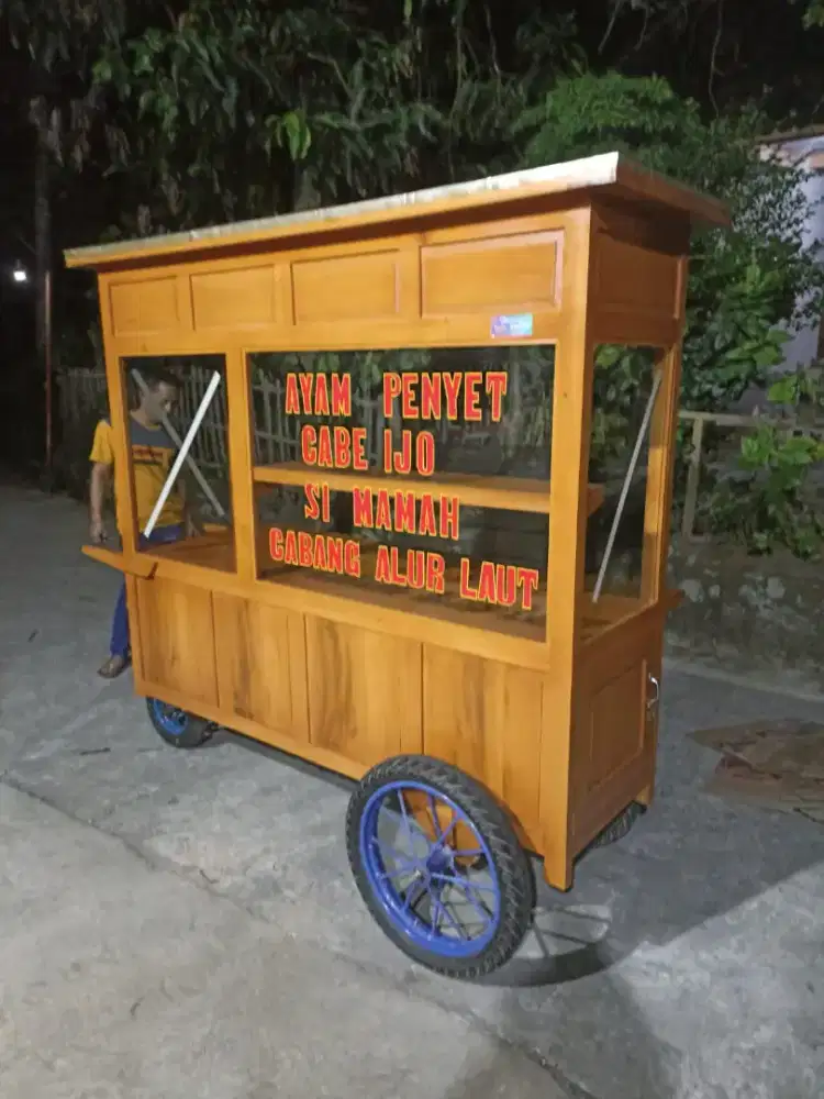 Gerobak Angkringan jg Melayani Pesanan Grobak Bakso Mie Bubur Sate dlL