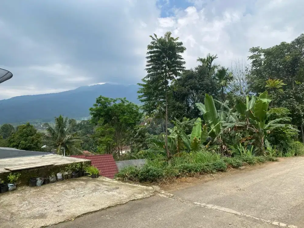 Tanah Pinggir Jalan Pemandangan Bagus Bojong Purwakarta Dijual Murah