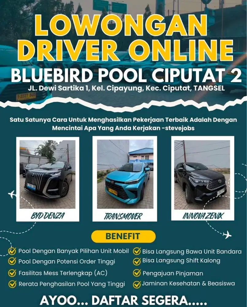 Lowongan Taxi Online Bandara