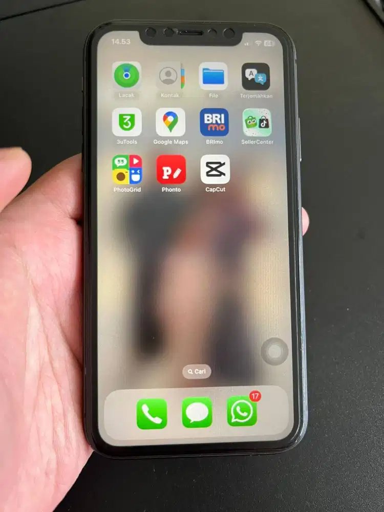 COD fullset iphone 11 basic hitam 64GB ios 18 batre 84%