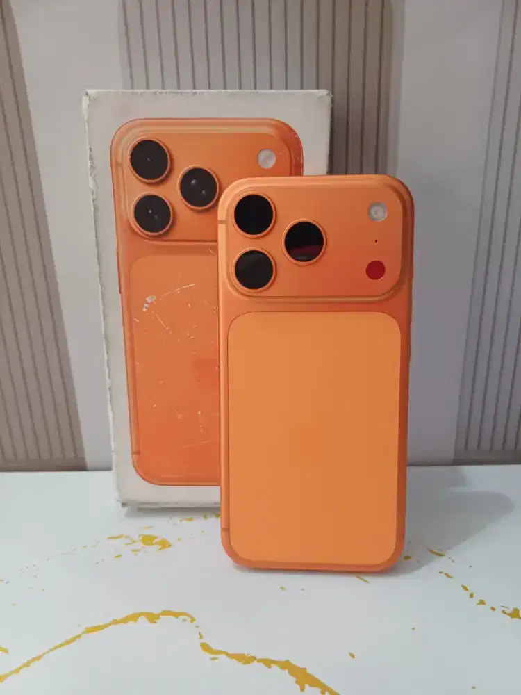iPhone 17 Pro 256gb Orange Inter Beacukai Fullset Mulus