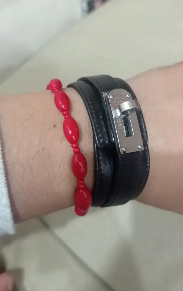 Gelang Hermes kulit premium