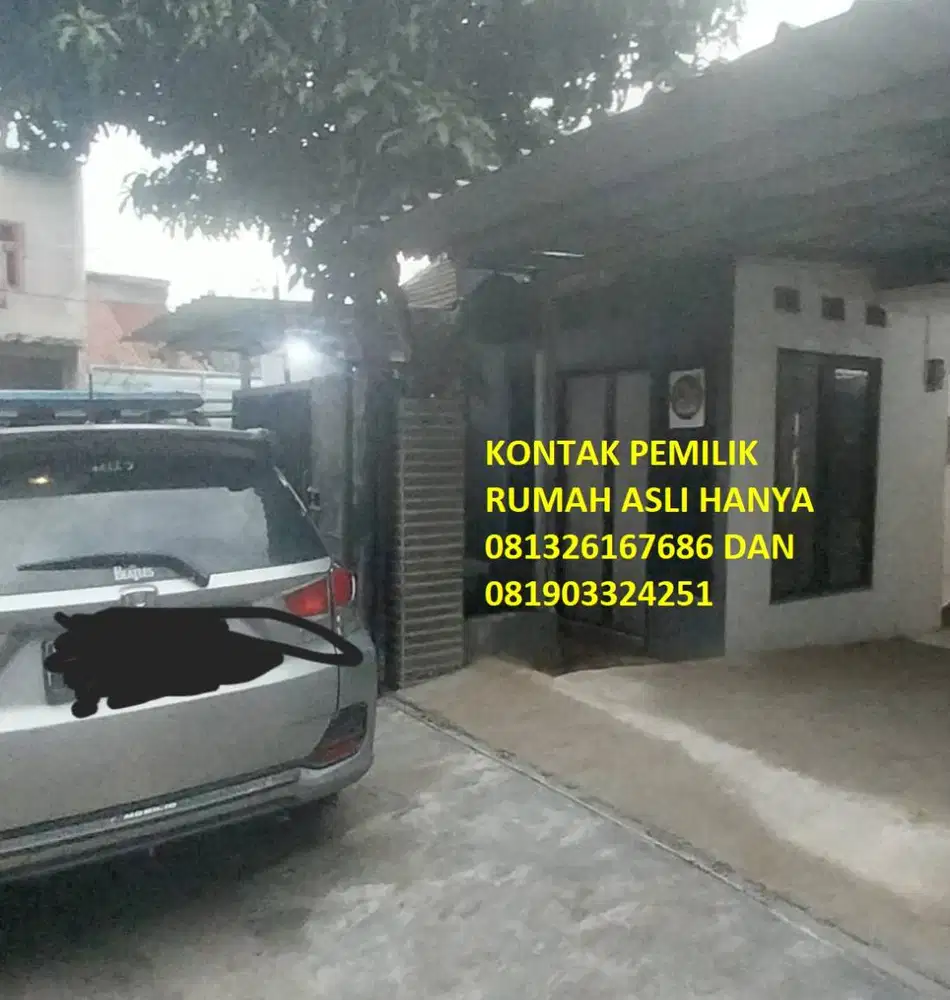 Disewakan Rumah Masuk mobil