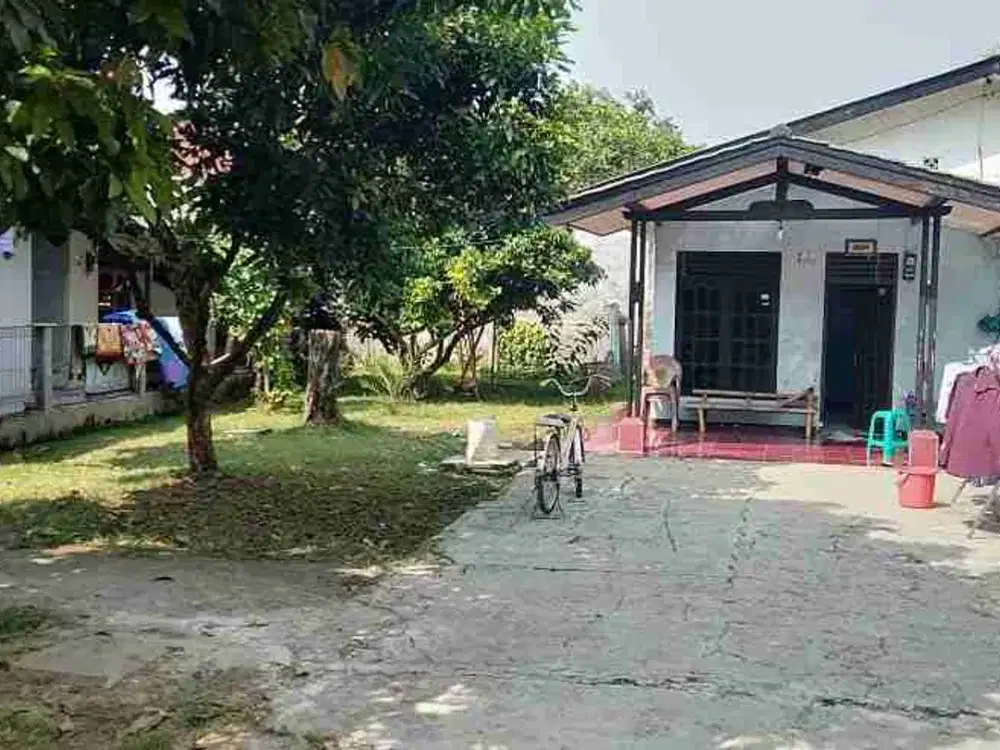 dijual tanah dan bangunan kontrakan pancoran mas depok pinggir jalan