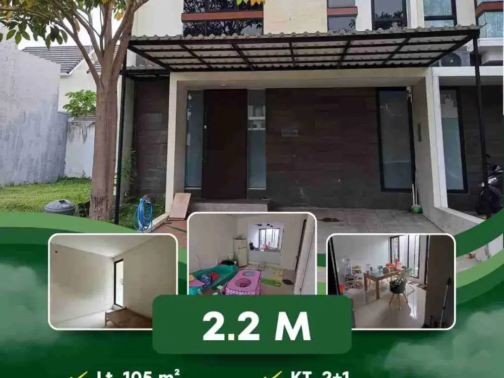 Rumah siap huni Citraland Utara 2 Lantai