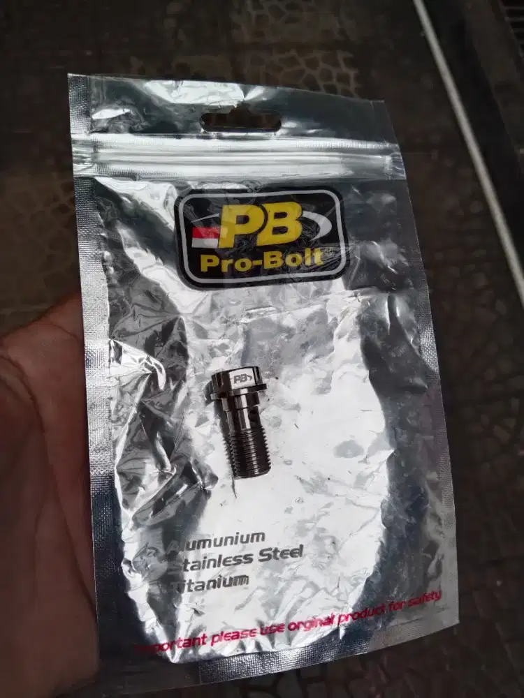 Baut titanium banjo kaliper rem PROBOLT