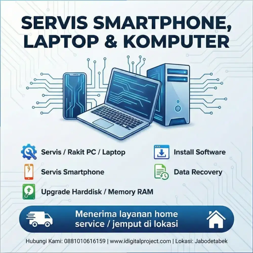 Servis Smartphone, Laptop & Komputer