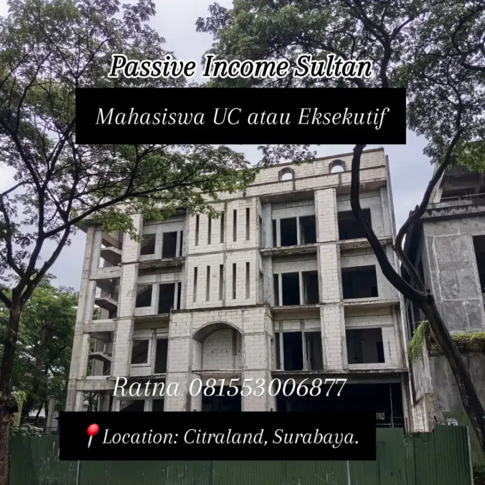 Dijual Rumah Kos 45 Kamar Waterfront Citraland