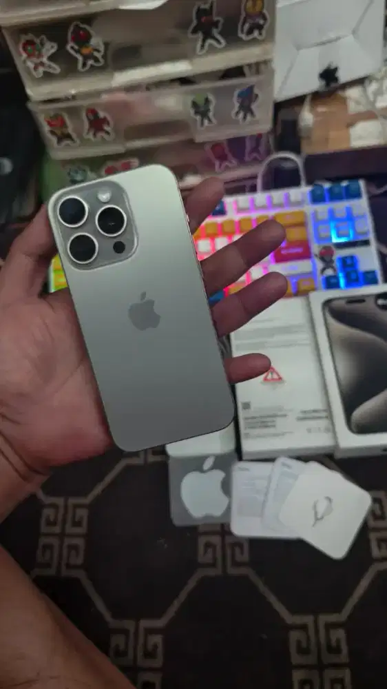 iPhone 15 Pro 128Gb iBox Mulus Normal Bisa TT Pastinya