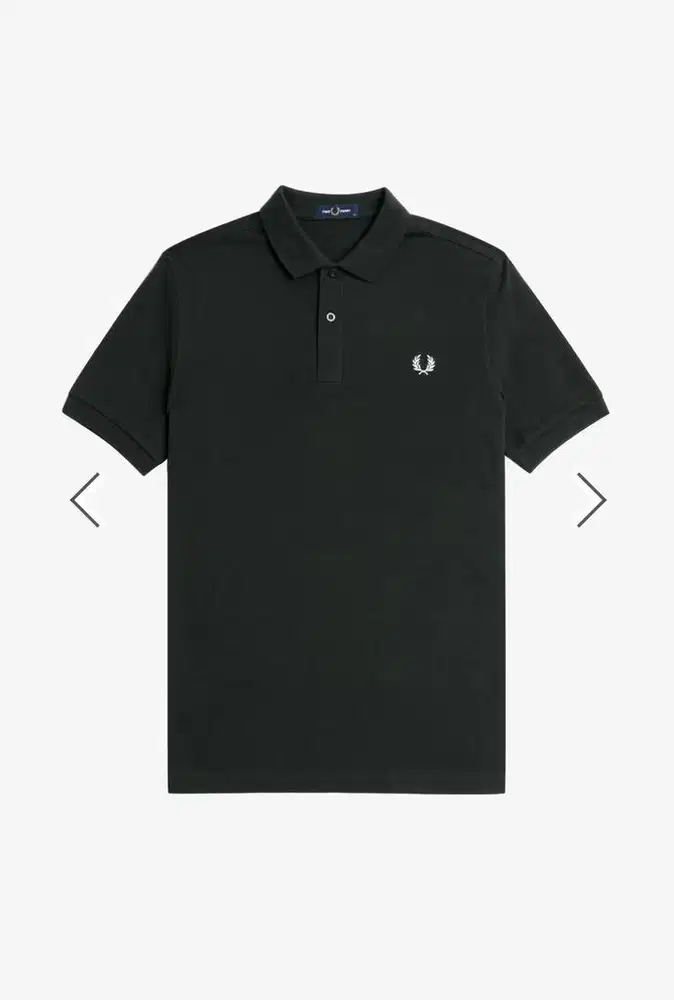 Fred Perry Shirt Green 100% Original - L