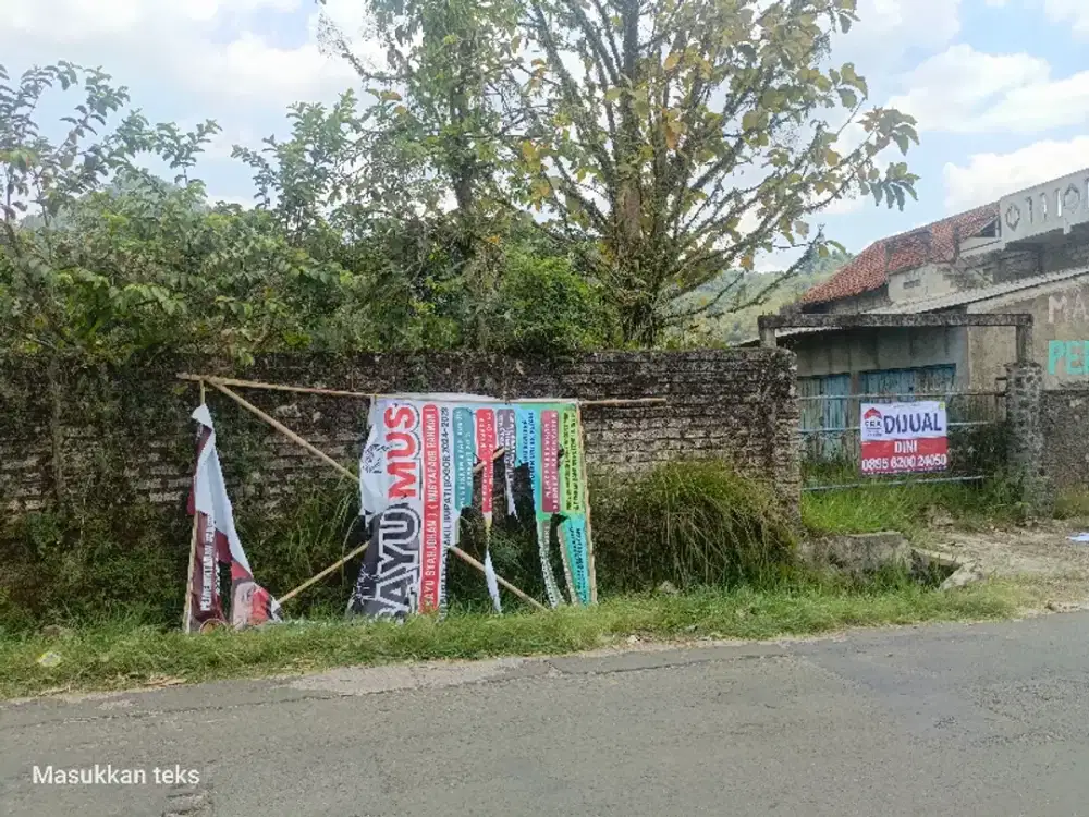 jual tanah pinggir jalan pamijahan