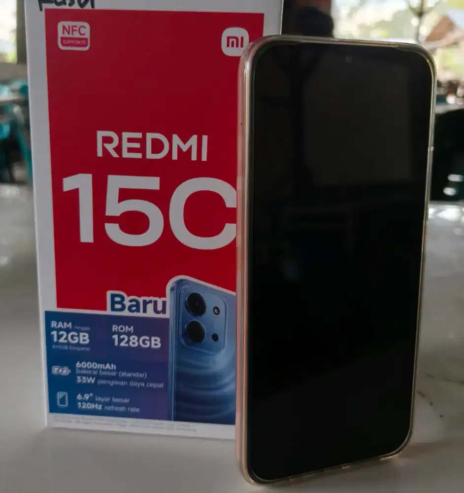 Redmi 15 c baru 1 bulan pemakaian