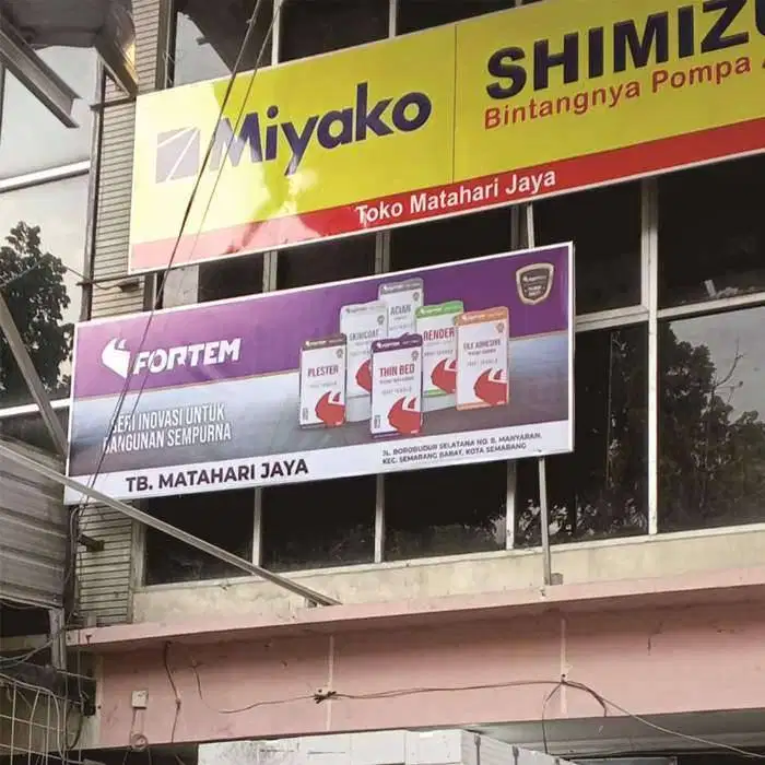 papan nama billboard free pemasangan