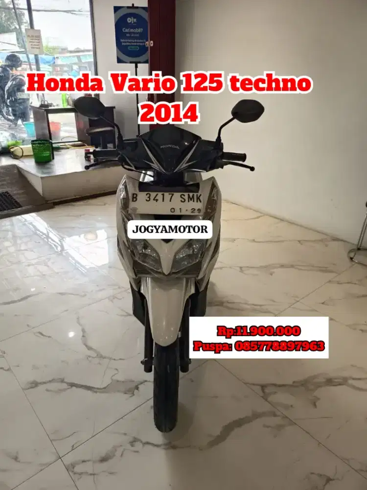 (P) honda vario 125 techno 2014
