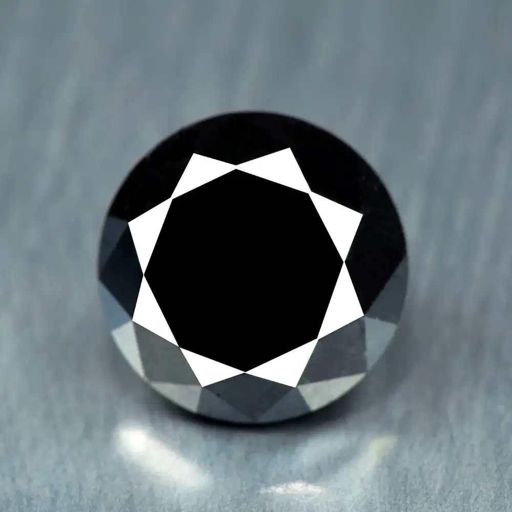 Jet Black Diamond 2.96 Carat