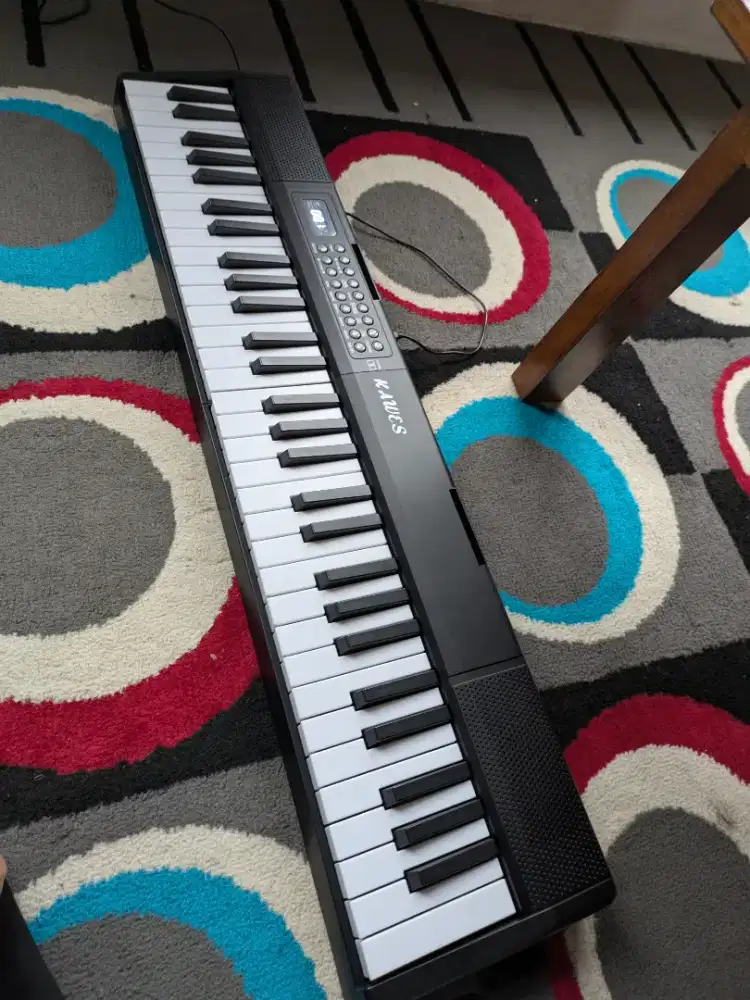 Kawes Keyboard Lipat 61 tuts hitam