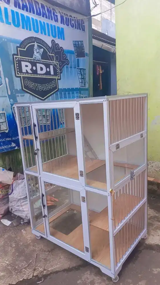 Kandang Kucing Fullo Alumunium