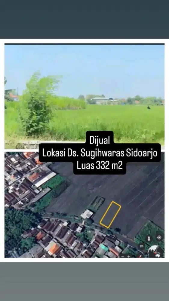 Dijual Tanah Murah Sidoarjo