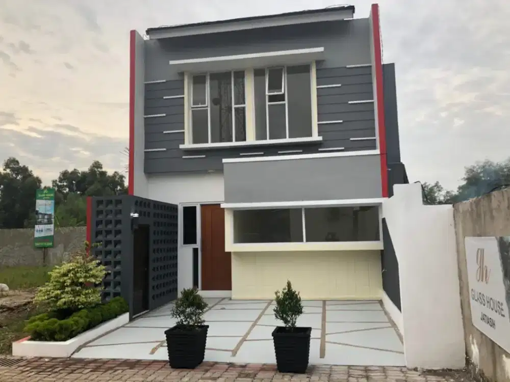 Rumah Modern 2 Lantai ke toll 5 menit