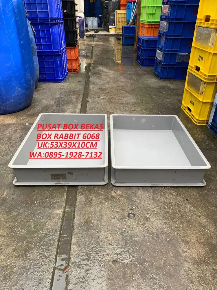 box rabbit plastik wadah magot 6068 pbb