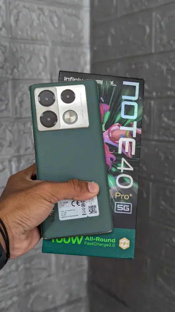 infinix Note 40 Pro Plus 5G 12/256GB Mulus fullset