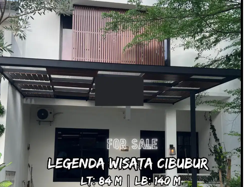 RUMAH MINIMALIS DIJUAL FURNISH DI LEGENDA WISATA CIBUBUR