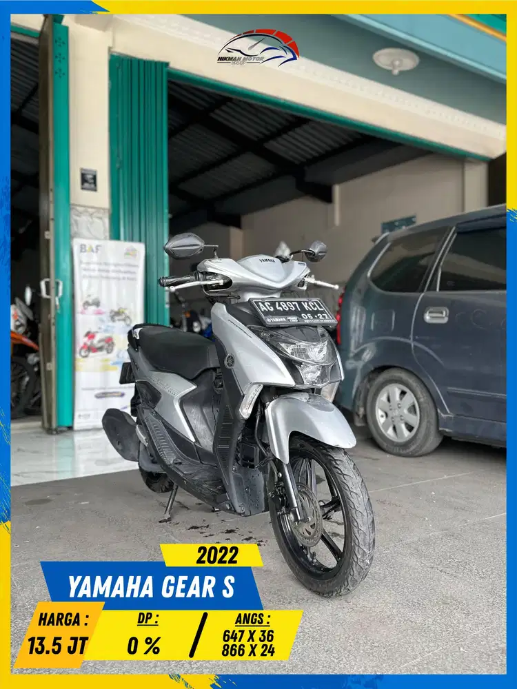 YAMAHA GEAR S 2022 LIKE NEW MASZEHH HIKMAH MOTOR KEPUH