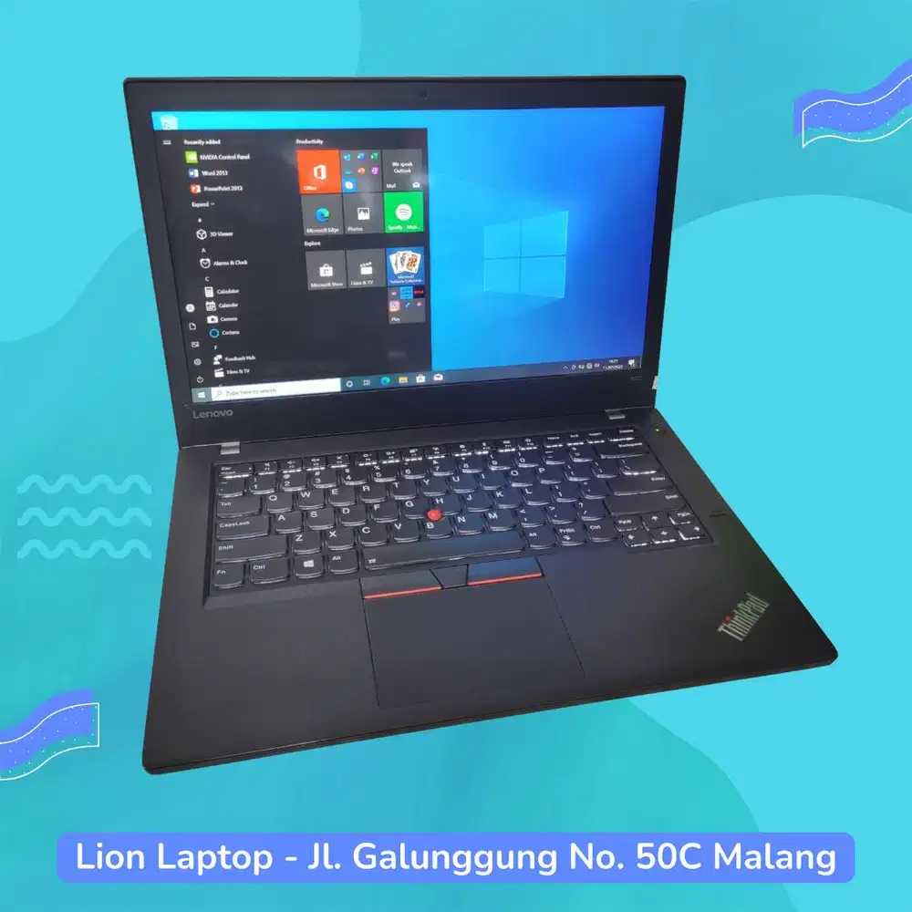 RAM 8GB SSD 256GB i5 Touchscreen Lenovo Thinkpad T470 [29|01]