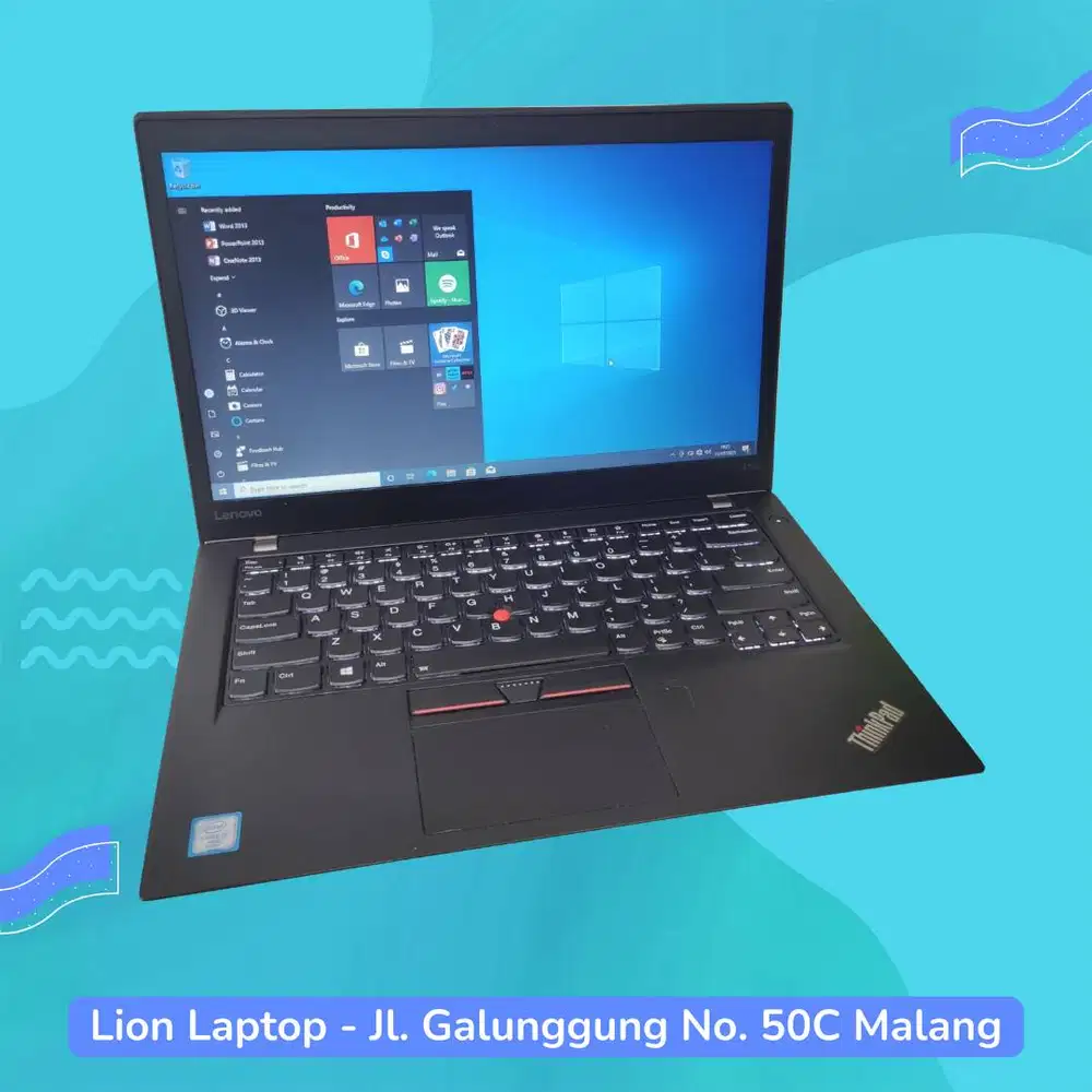 RAM 8GB SSD 256GB Core i7 SLIM Lenovo Thinkpad T470s [29|01]