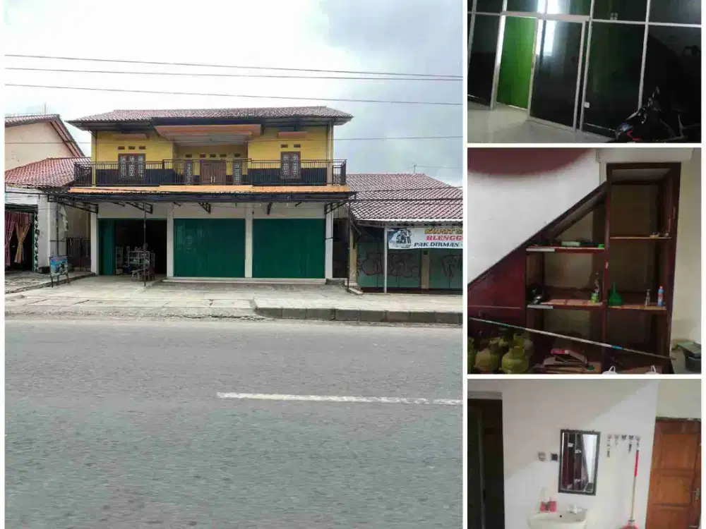 BREBES PEBATAN RUKO STRATEGIS KOMERSIAL DEPAN JALAN RAYA PANTURA SEWA MURAH