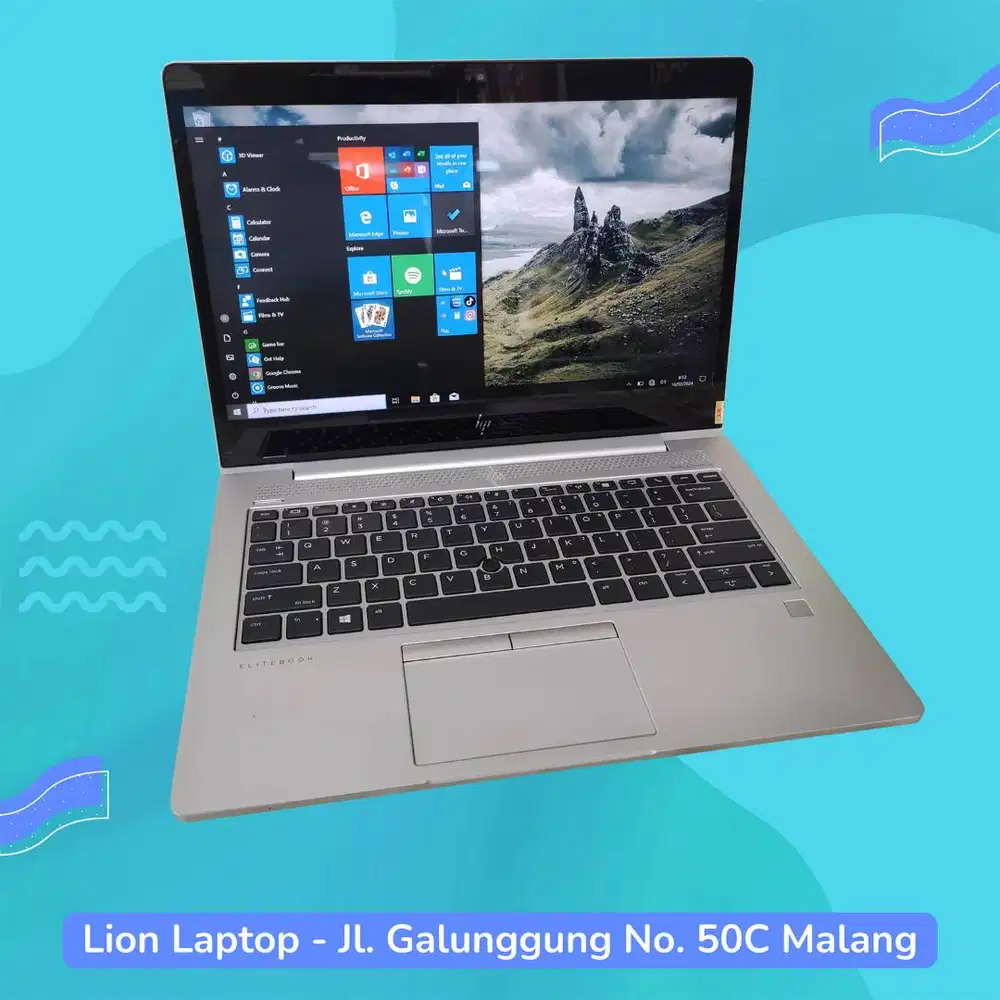 Core i7 gen 8 RAM 8GB Touchscreen Slim HP Elitebook 830 G6 [29|01]