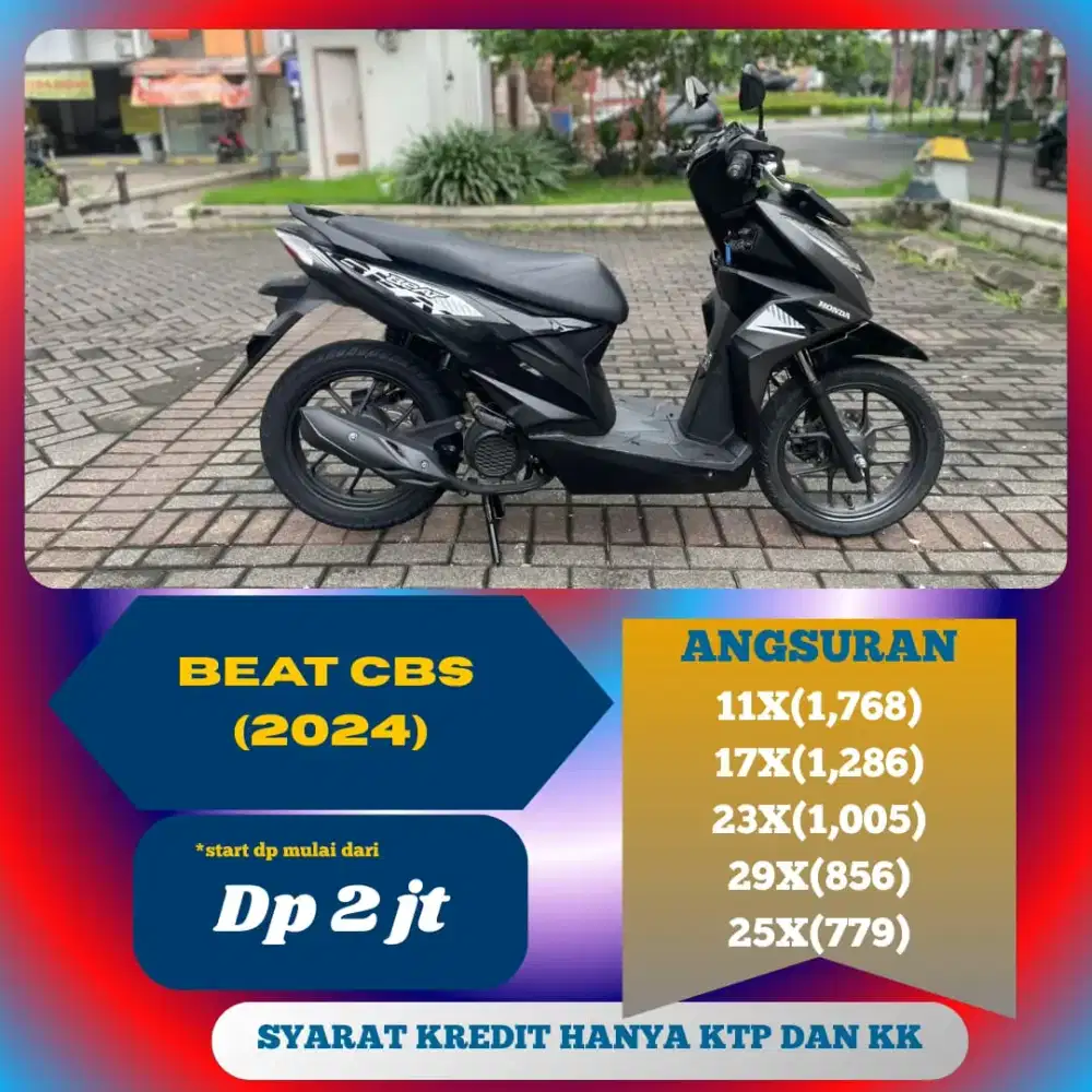 HONDA BEAT CBS 2024 SIAP PAKAI