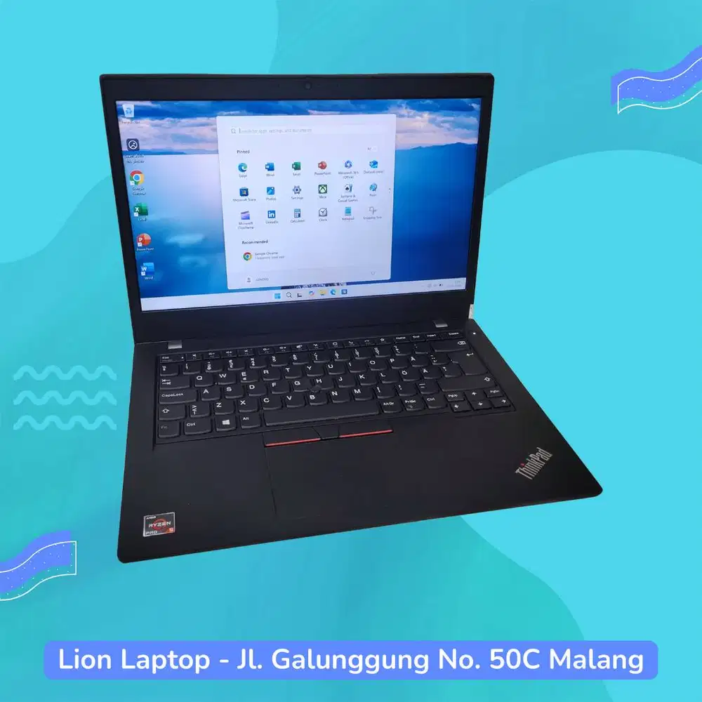 Gaming/Editing AMD Ryzen 5 PRO 8/256 MULUS Lenovo Thinkpad L14 [29|01]